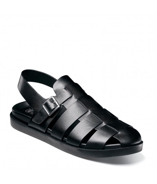 Men's lace-up flat sandals