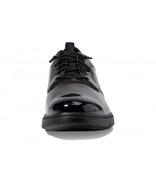 Men's flat toe stretch oxford shoes