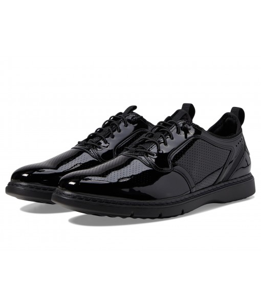 Men's flat toe stretch oxford shoes