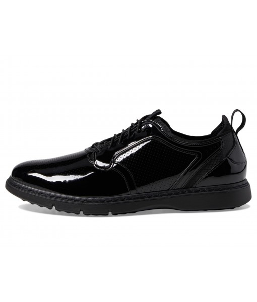 Men's flat toe stretch oxford shoes