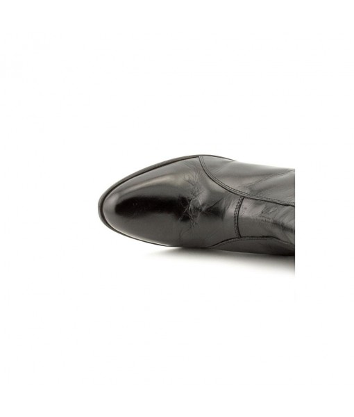 Men's Flat Toe Side Zip Boots