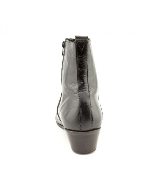 Men's Flat Toe Side Zip Boots